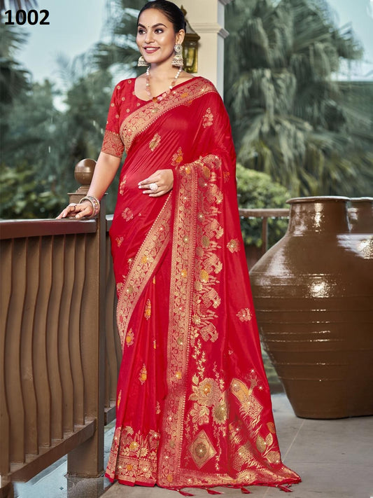 1002 Radhika Pyari Vol 2 Bunawat Stone Work Sarees
