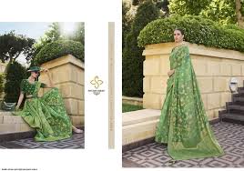1002 Spot Light Shubh Shree Jacquard Rich Sarees