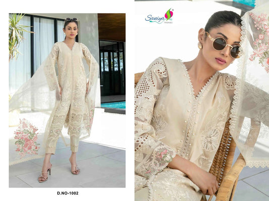 1002 Tawakal Nx Vol -1 Saniya Trendz Embroidery Pakistani Salwar Suits