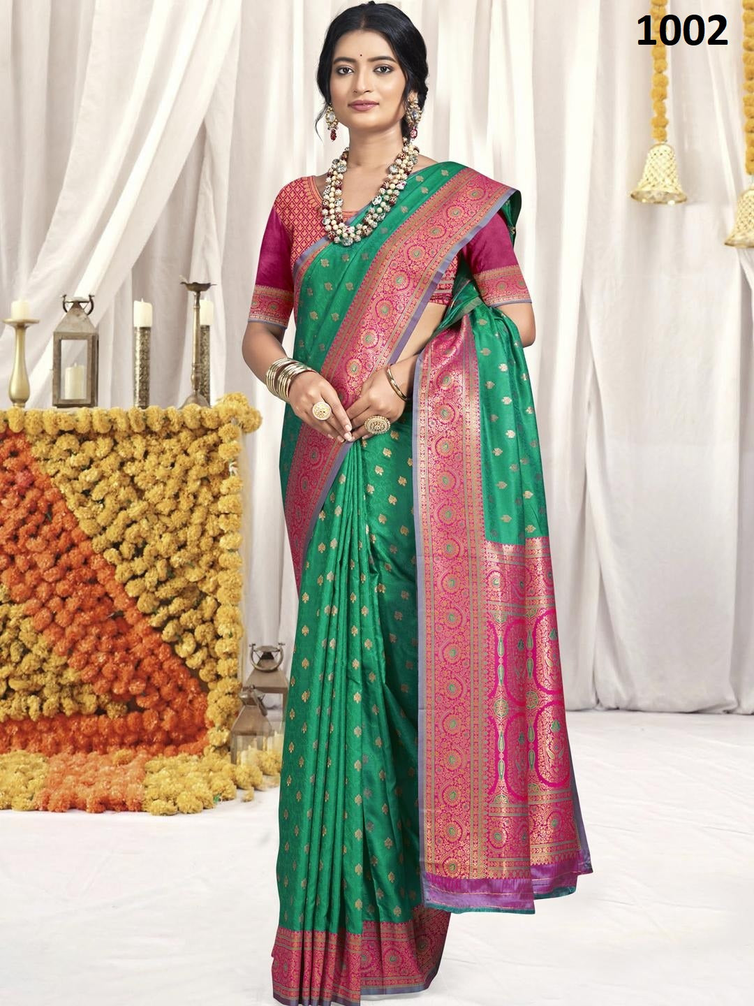 1002 Vindhya Bunawat Silk Sarees