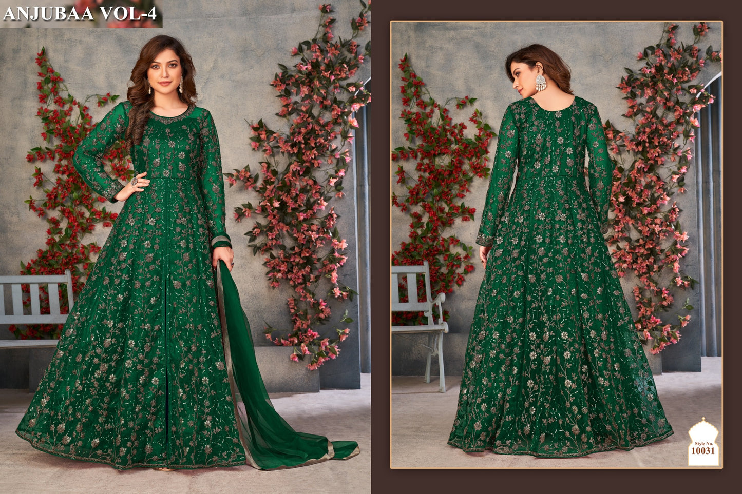 10031 Vol 4 Anjubaa Net Pakistani Salwar Suits