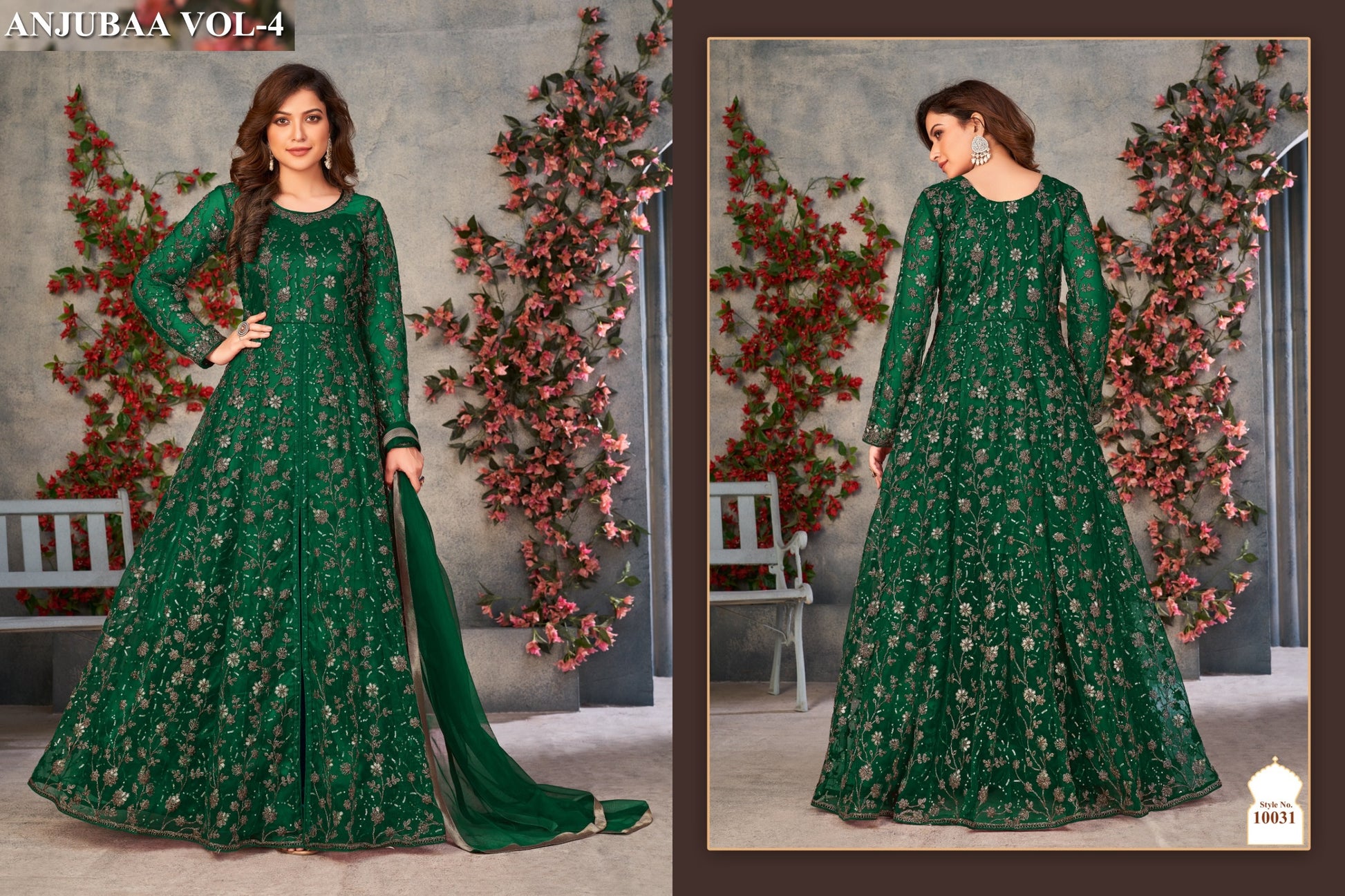 10031 Vol 4 Anjubaa Net Pakistani Salwar Suits
