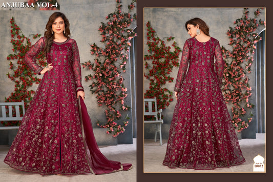 10032 Vol 4 Anjubaa Net Pakistani Salwar Suits