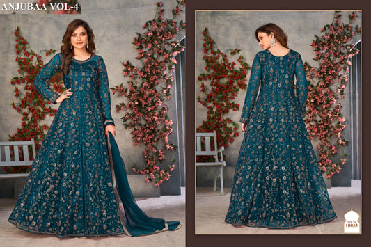 10033 Vol 4 Anjubaa Net Pakistani Salwar Suits