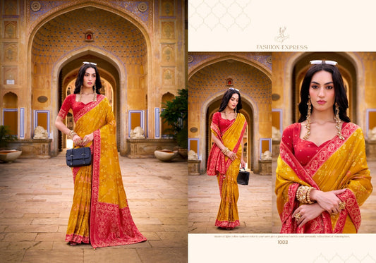 1003 Aaradhyam Trikaashi Nv Satin Sarees