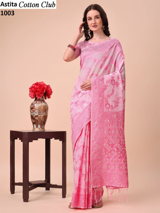 1003 Cotton Club Astita Cotton Sarees