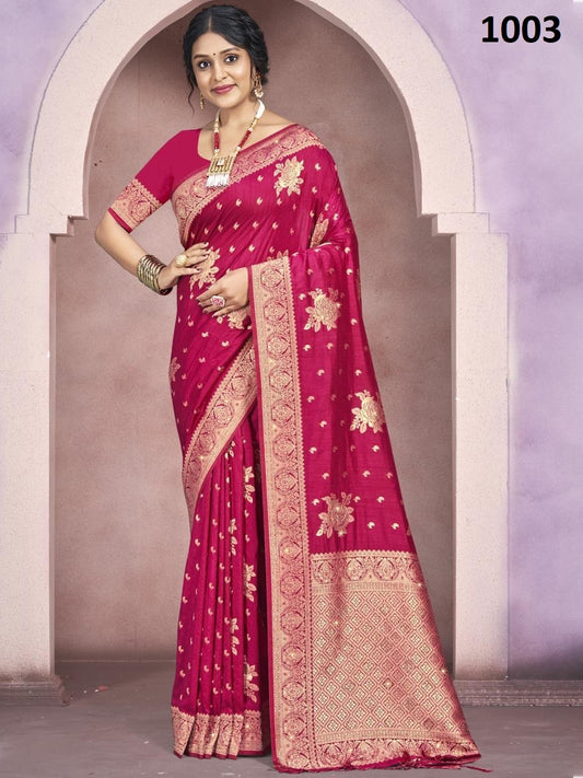 1003 Kamdhenu Vol 5 Bunawat Silk Sarees