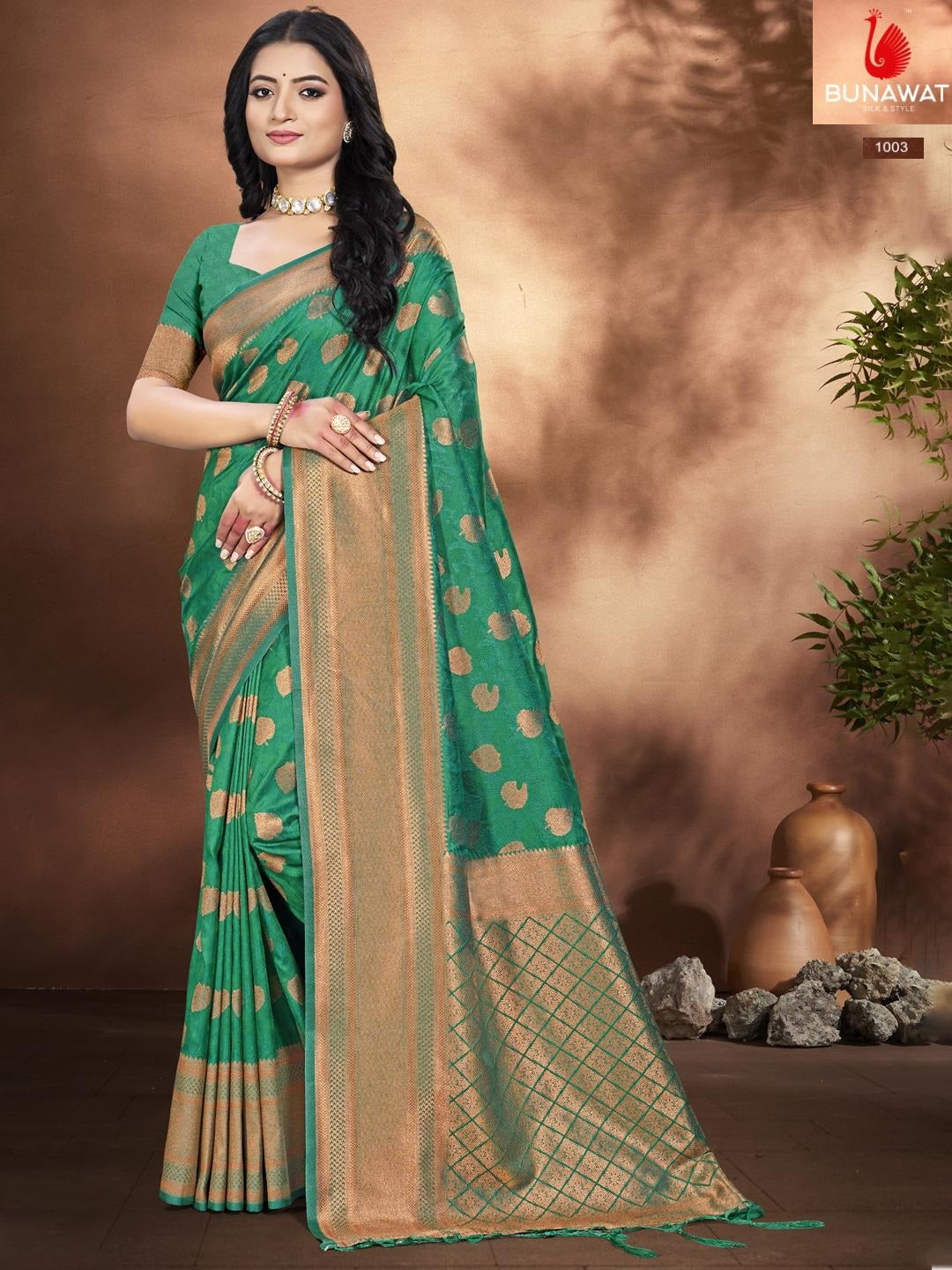 1003 Pankhudi Silk Bunawat Silk Sarees