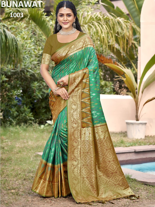 1003 Pochampalli Silk Vol 5 Bunawat Silk Sarees
