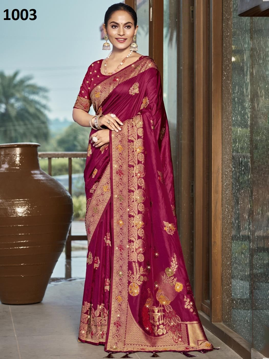 1003 Radhika Pyari Vol 2 Bunawat Stone Work Sarees