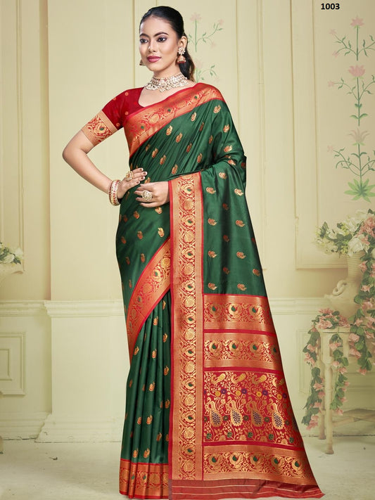 1003 Rajsangini Bunawat Silk Sarees