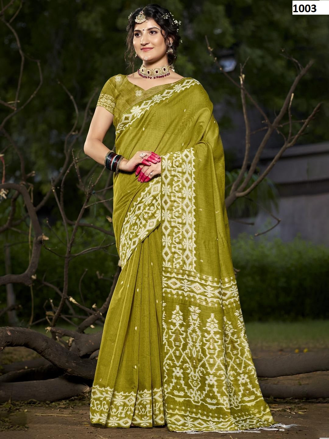 1003 Silver Line Vol 3 Bunawat Cotton Sarees