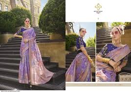 1003 Spot Light Shubh Shree Jacquard Rich Sarees