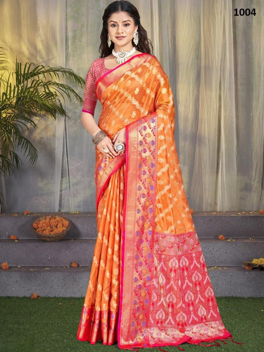 1004 Akshya Bunawat Cotton Sarees