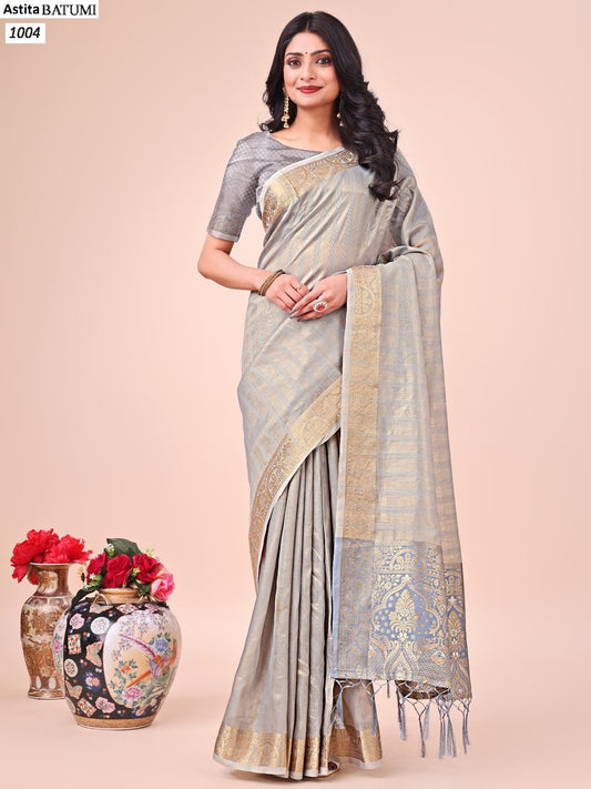 1004 Batumi Astita Organza Sarees