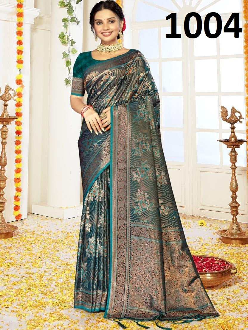 1004 Bhumika Bunawat Satin Sarees