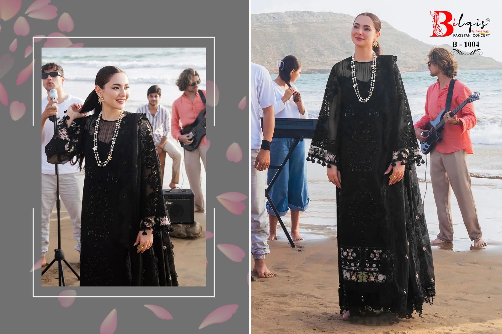 1004 Hai Kuch Bilqis Cambric Lawn Pakistani Salwar Suits