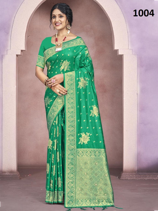 1004 Kamdhenu Vol 5 Bunawat Silk Sarees