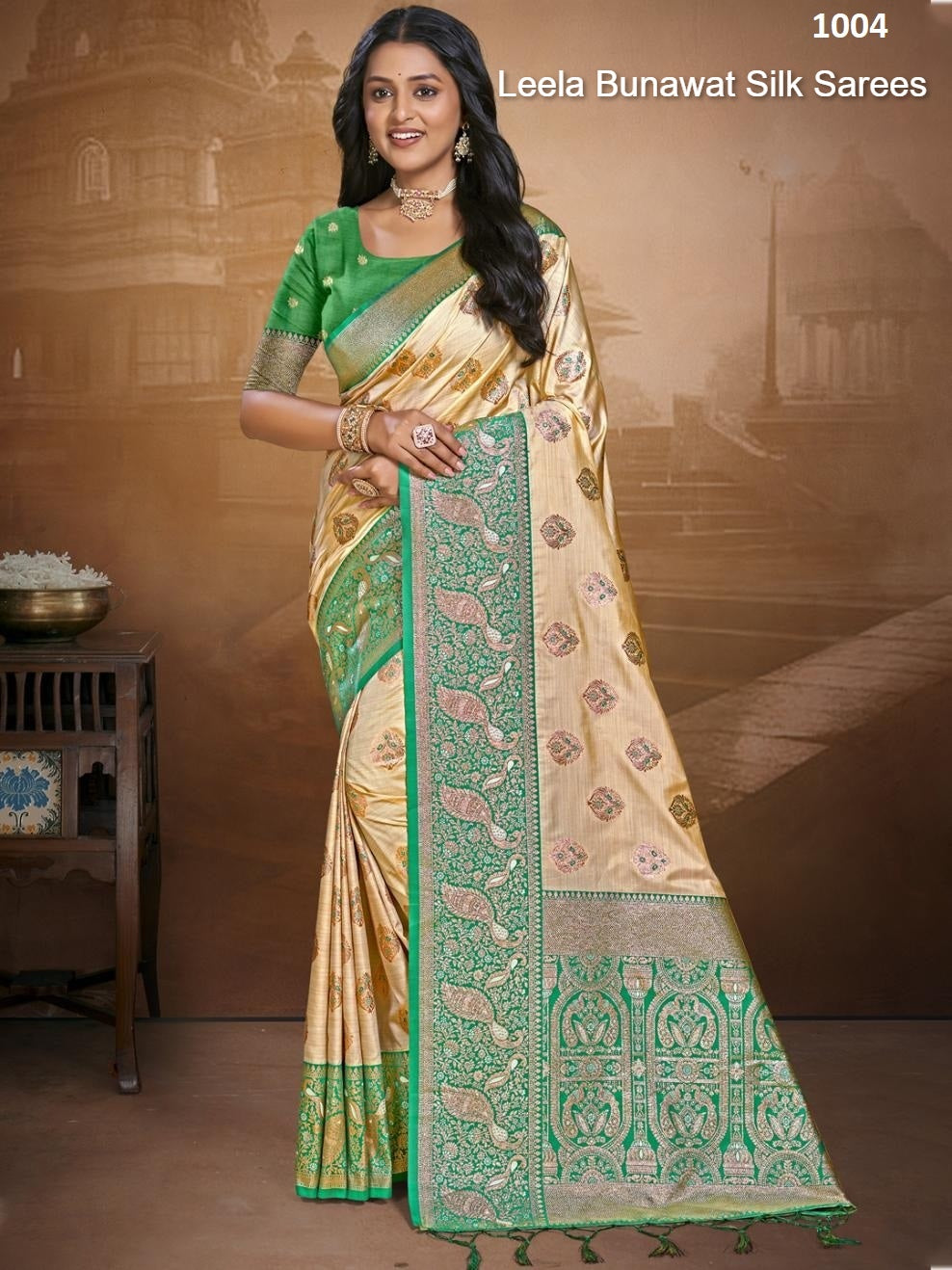 1004 Leela Bunawat Silk Sarees