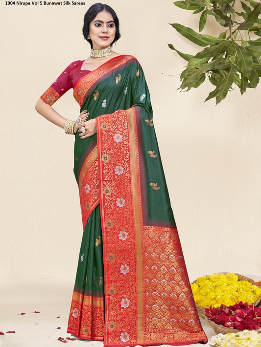 1004 Nirupa Vol 5 Bunawat Silk Sarees