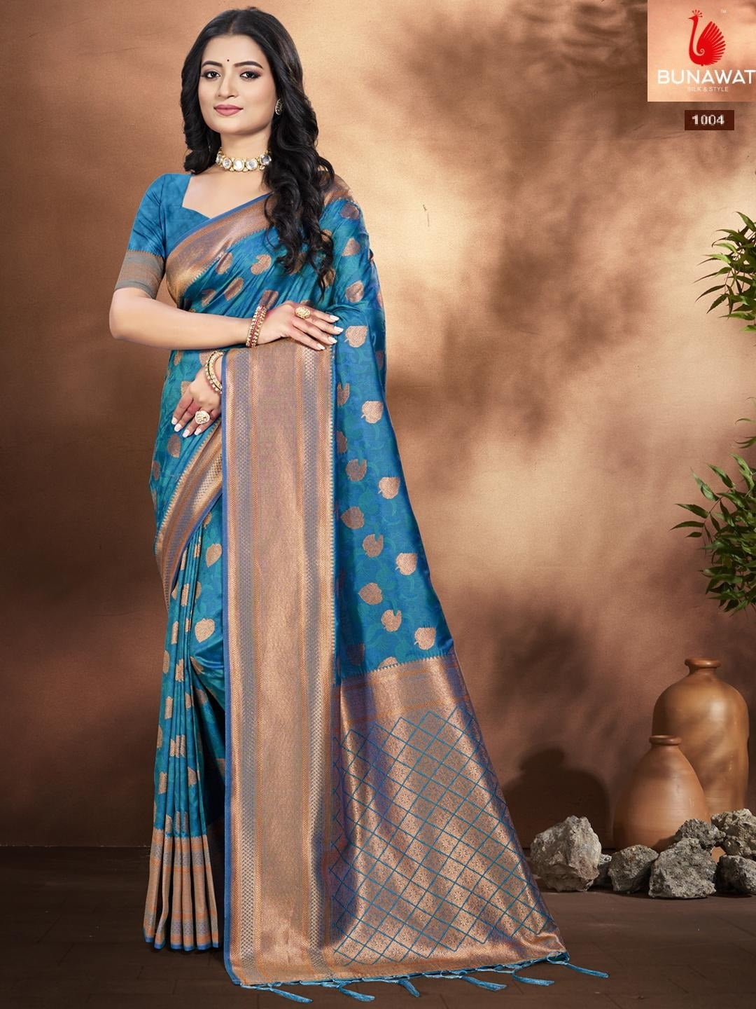 1004 Pankhudi Silk Bunawat Silk Sarees