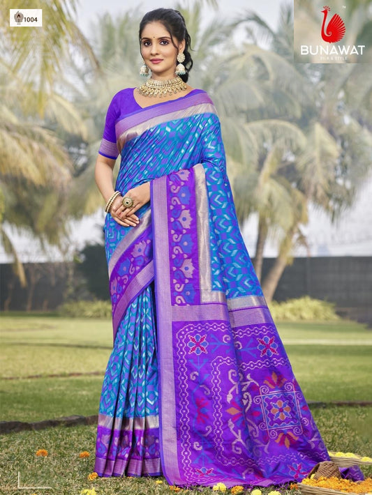 1004 Pochampalli Silk Vol-01 Bunawat Silk Sarees