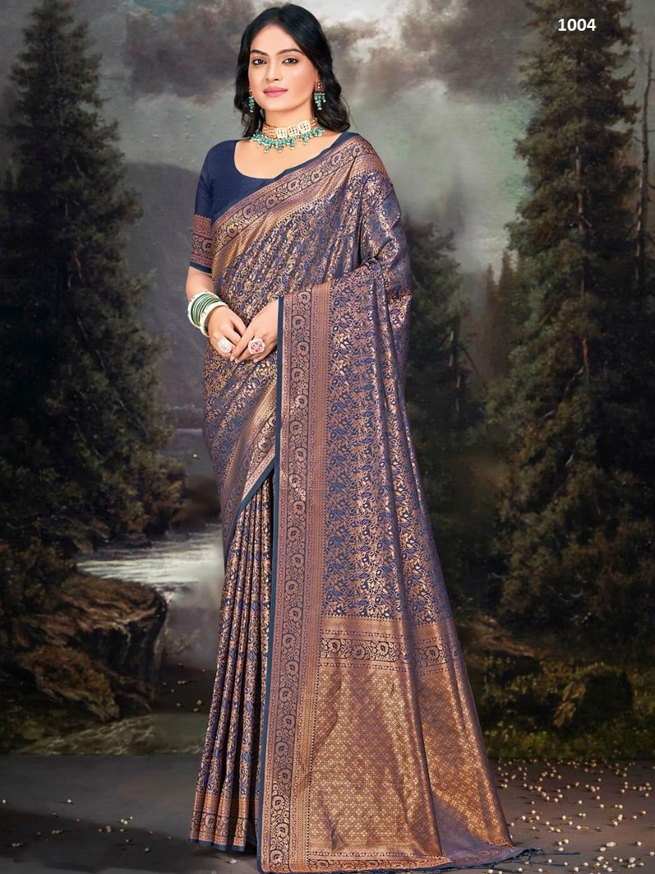 1004 Rajwadi Vol 06 Bunawat Sarees