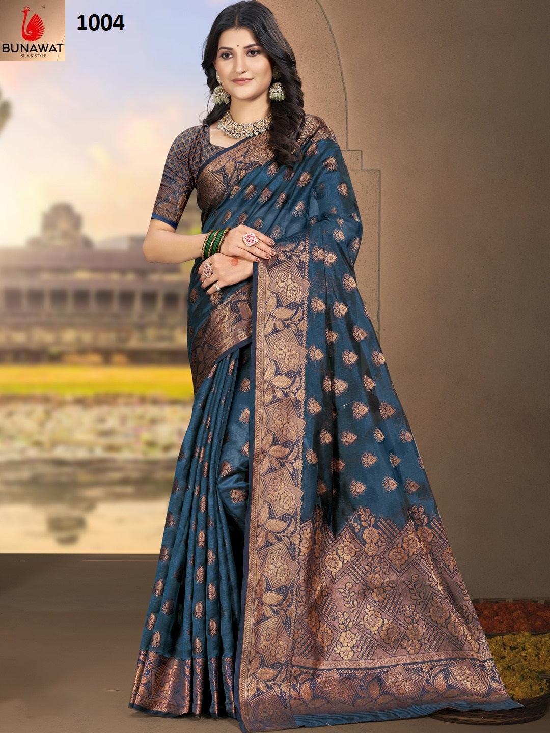 1004 Shakuntala Vol 2 Bunawat Silk Sarees