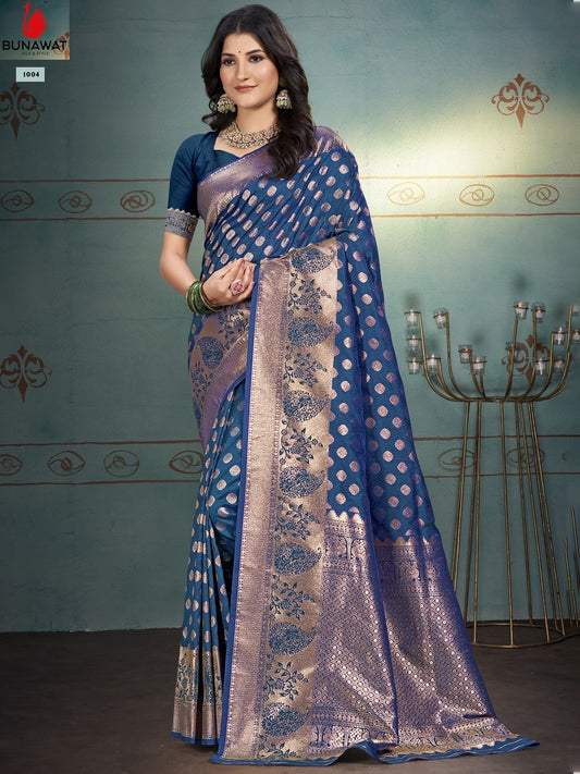 1004 Shourya Silk Bunawat Silk Sarees