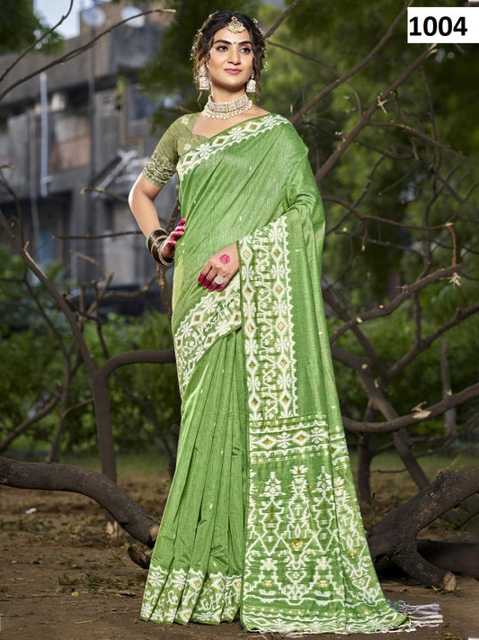 1004 Silver Line Vol 3 Bunawat Cotton Sarees