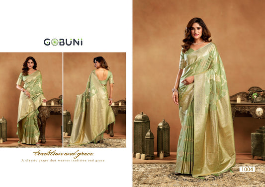 1004 Srivalli Gobuni Silk Sarees