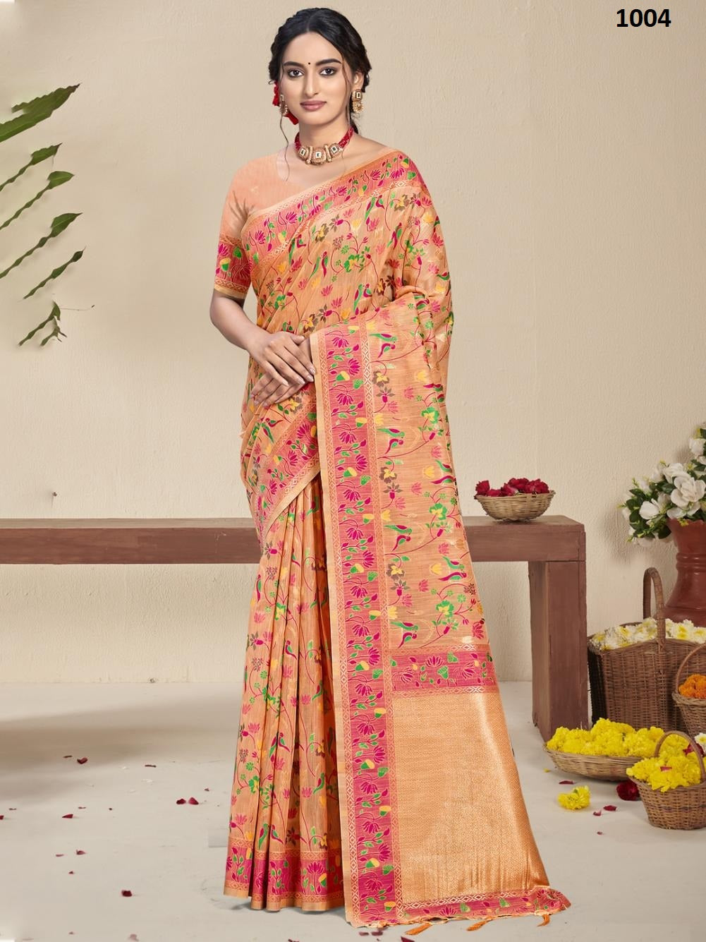 1004 Swarnprabha Bunawat Silk Sarees