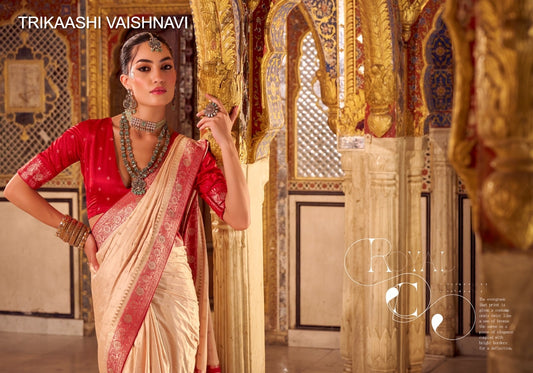 1004 Vaishnavi Trikaashi Satin Silk Sarees