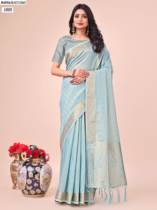 1005 Batumi Astita Organza Sarees