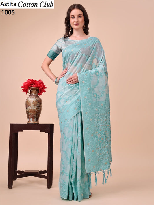 1005 Cotton Club Astita Cotton Sarees