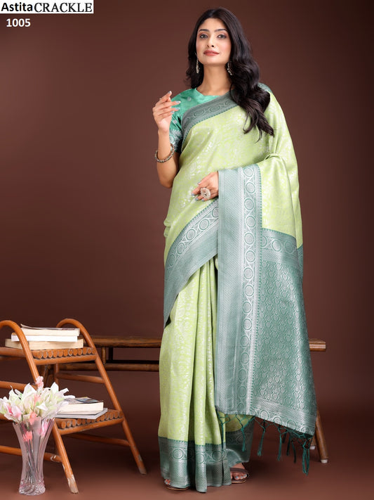 1005 Crackle Astita Silk Sarees