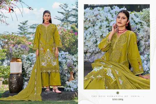 1005 Elaf 5 Deepsy Pure Cotton Pakistani Salwar Suits