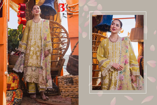 1005 Hai Kuch Bilqis Cambric Lawn Pakistani Salwar Suits