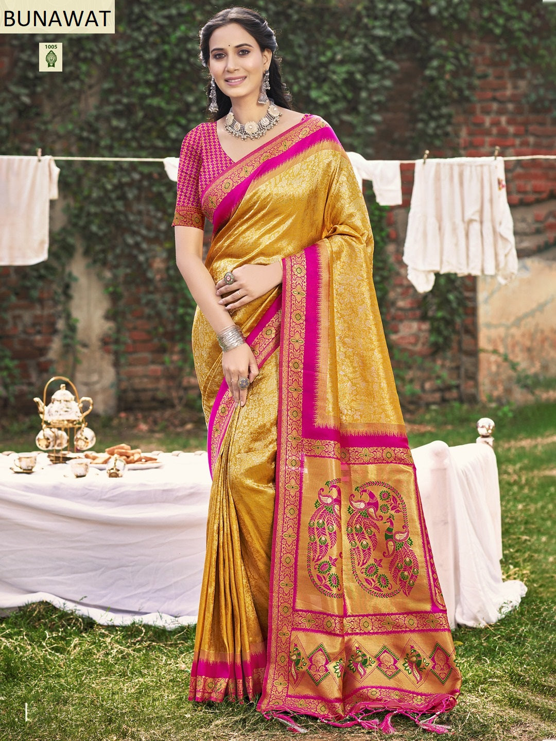 1005 Jardoshi Silk Bunawat Silk Sarees