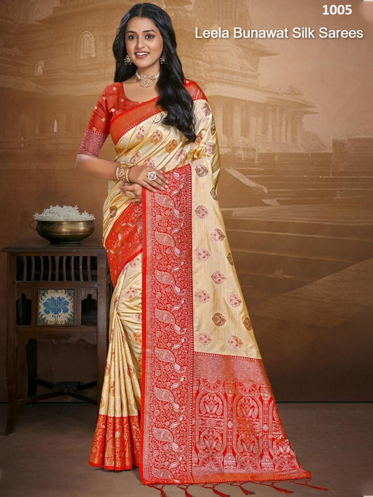 1005 Leela Bunawat Silk Sarees