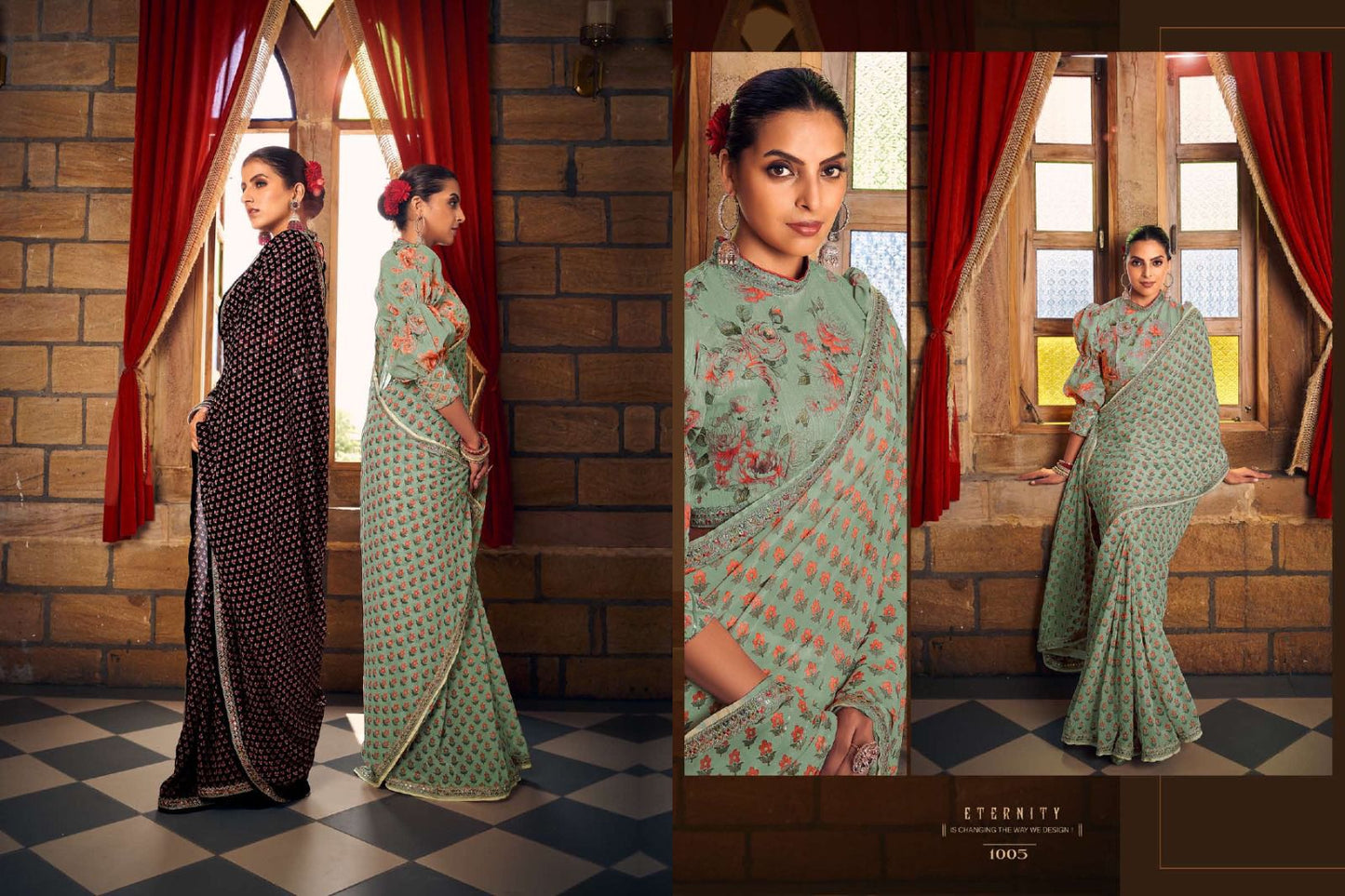 1005 Nayika Vouch Fashion Georgette Sarees