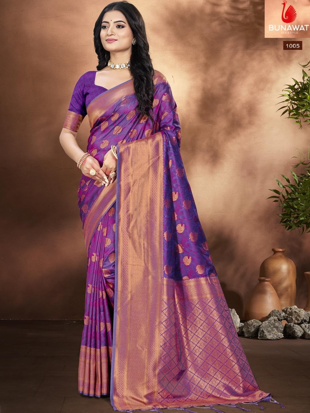 1005 Pankhudi Silk Bunawat Silk Sarees