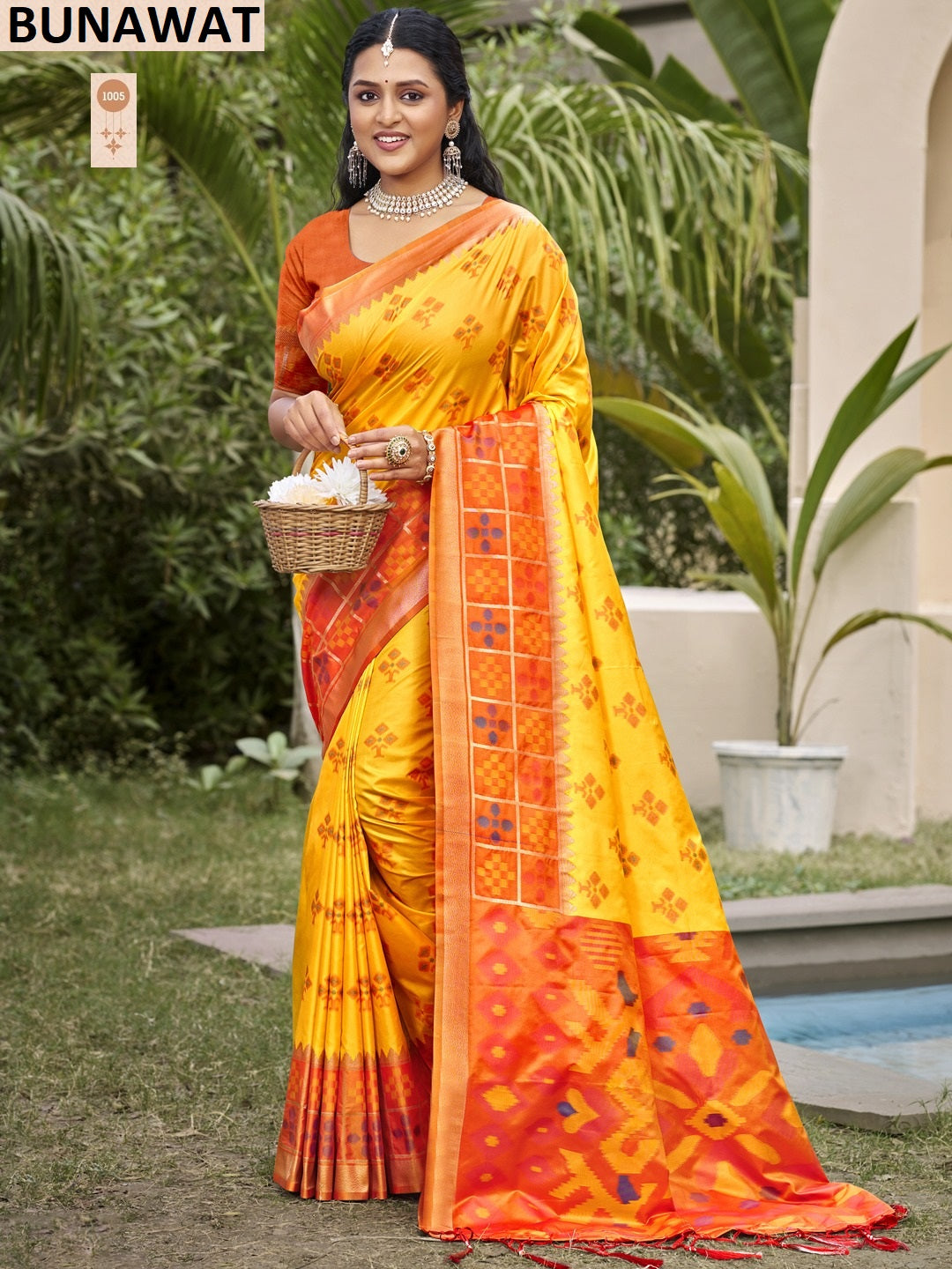 1005 Pochampalli Silk Vol 6 Bunawat Silk Sarees