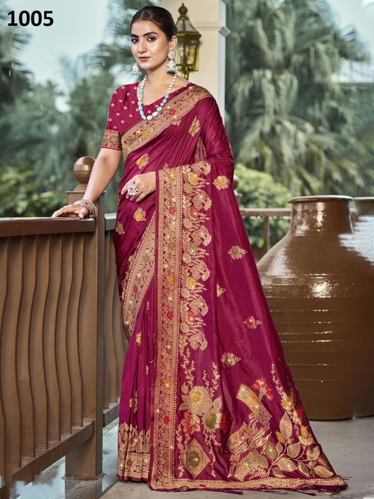 1005 Radhika Pyari Vol 2 Bunawat Stone Work Sarees