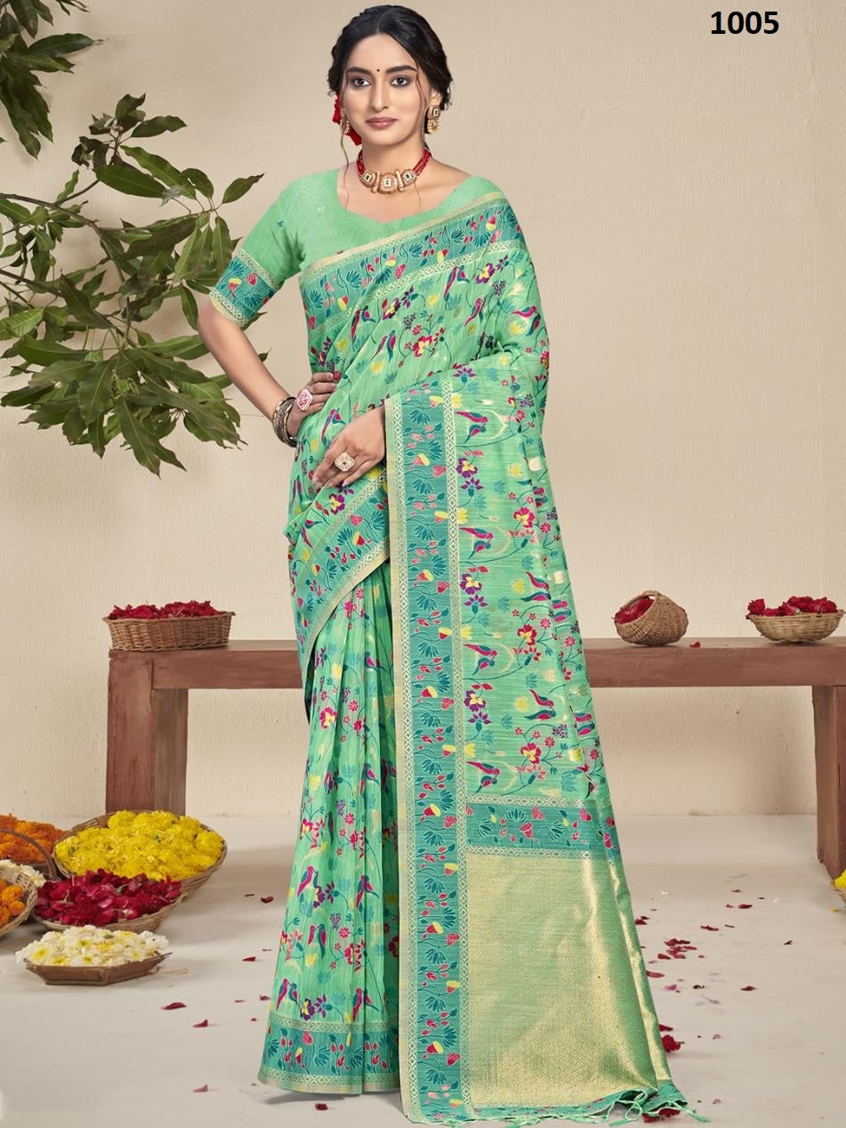 1005 Swarnprabha Bunawat Silk Sarees