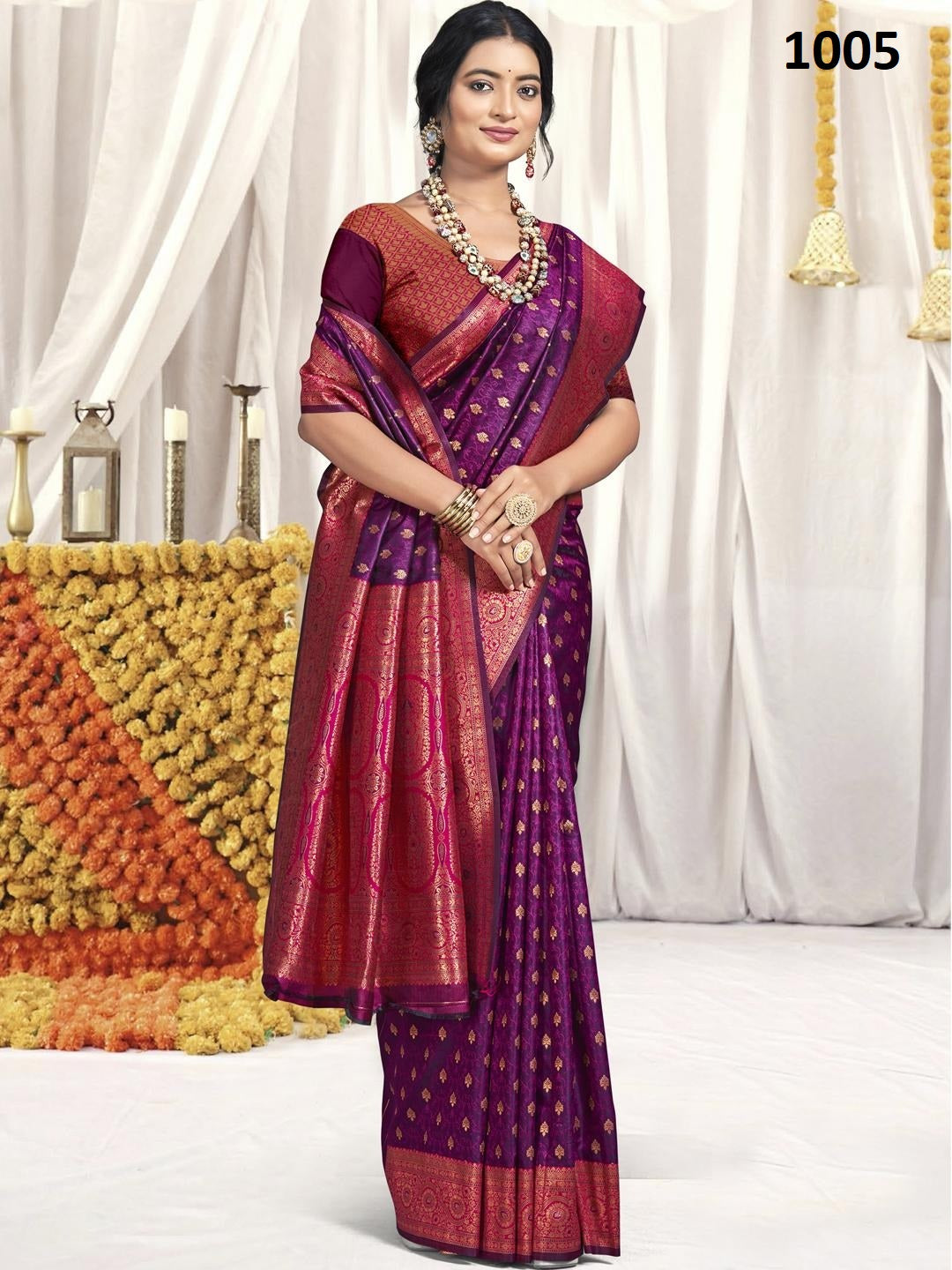 1005 Vindhya Bunawat Silk Sarees