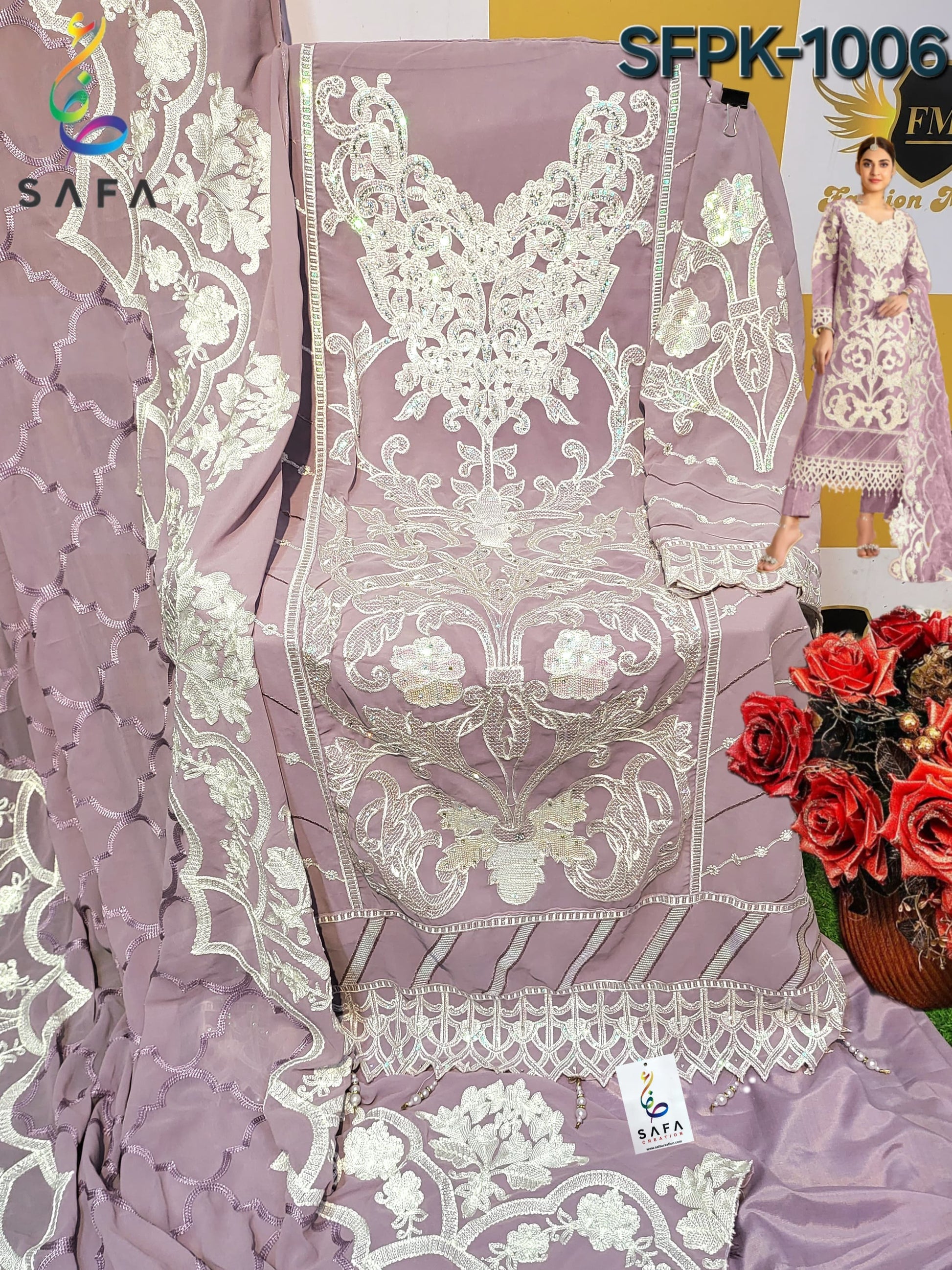 1006A Safa Creation Pakistani Salwar Suits