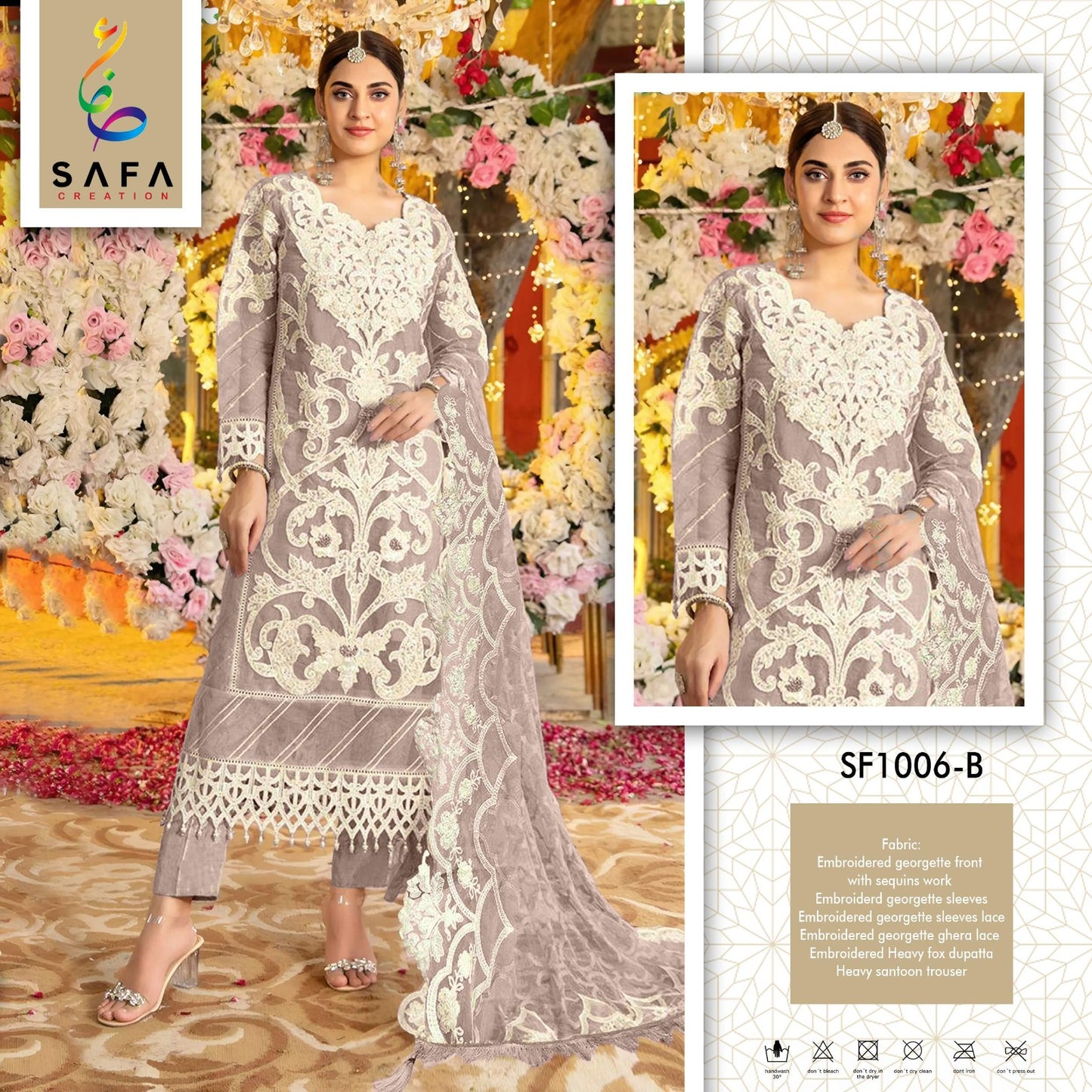 1006B Safa Creation Pakistani Salwar Suits