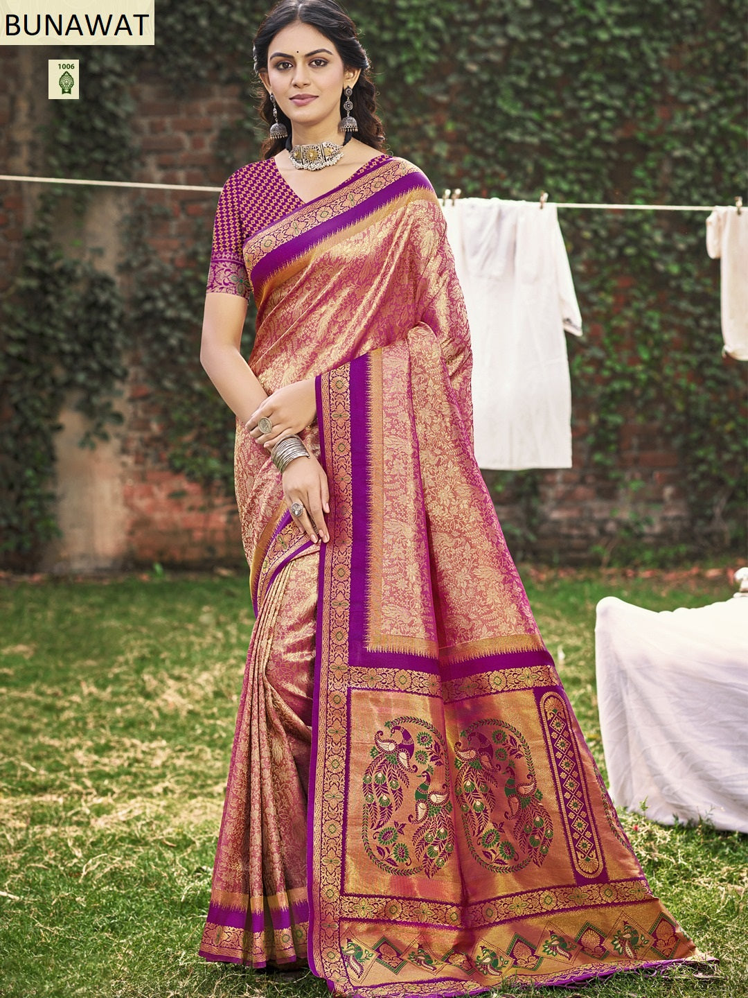 1006 Jardoshi Silk Bunawat Silk Sarees