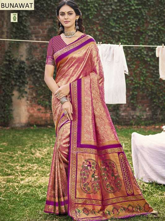 1006 Jardoshi Silk Bunawat Silk Sarees